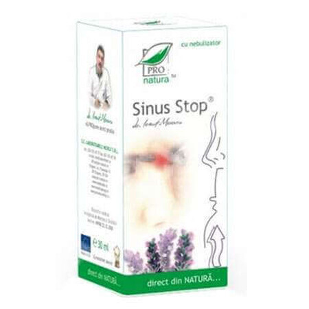 Sinus Stop spray nasal con nebulizador, 30 ml, Pro Natura