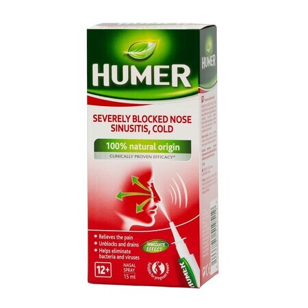 Sinus spray nasal Humer, 15 ml, Urgo