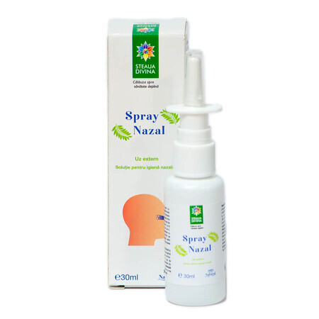 Spray nasal, solución higiénica, 30 ml, Divine Star