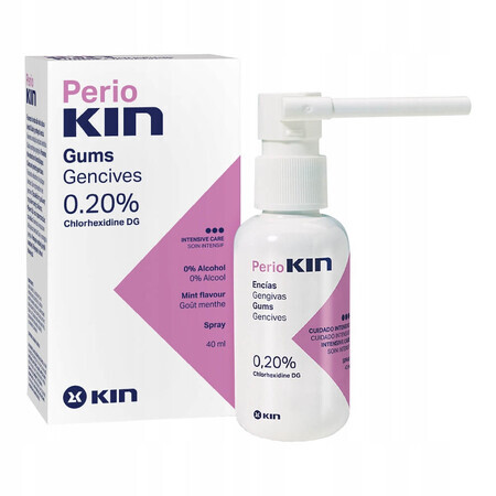 Clorhexidina Goma Spray - Perio Kin, 40 ml, Laboratorios Kin