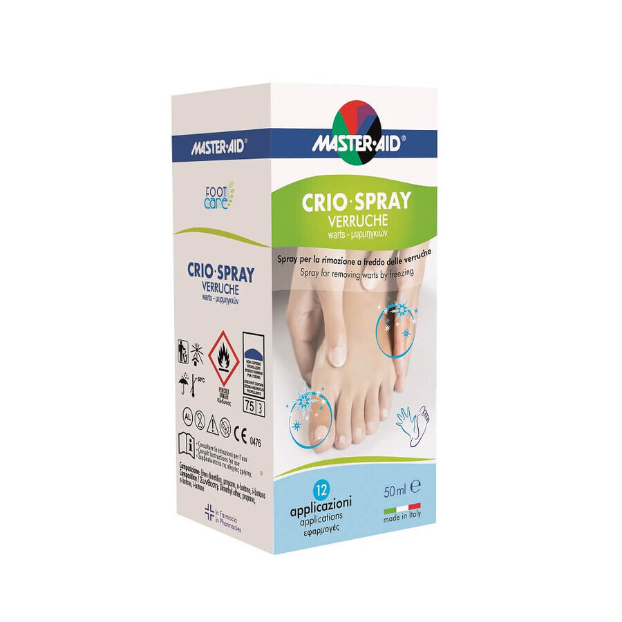 Spray para eliminar verrugas Crio Wart Spray, 50 ml, Pietrasanta Pharma