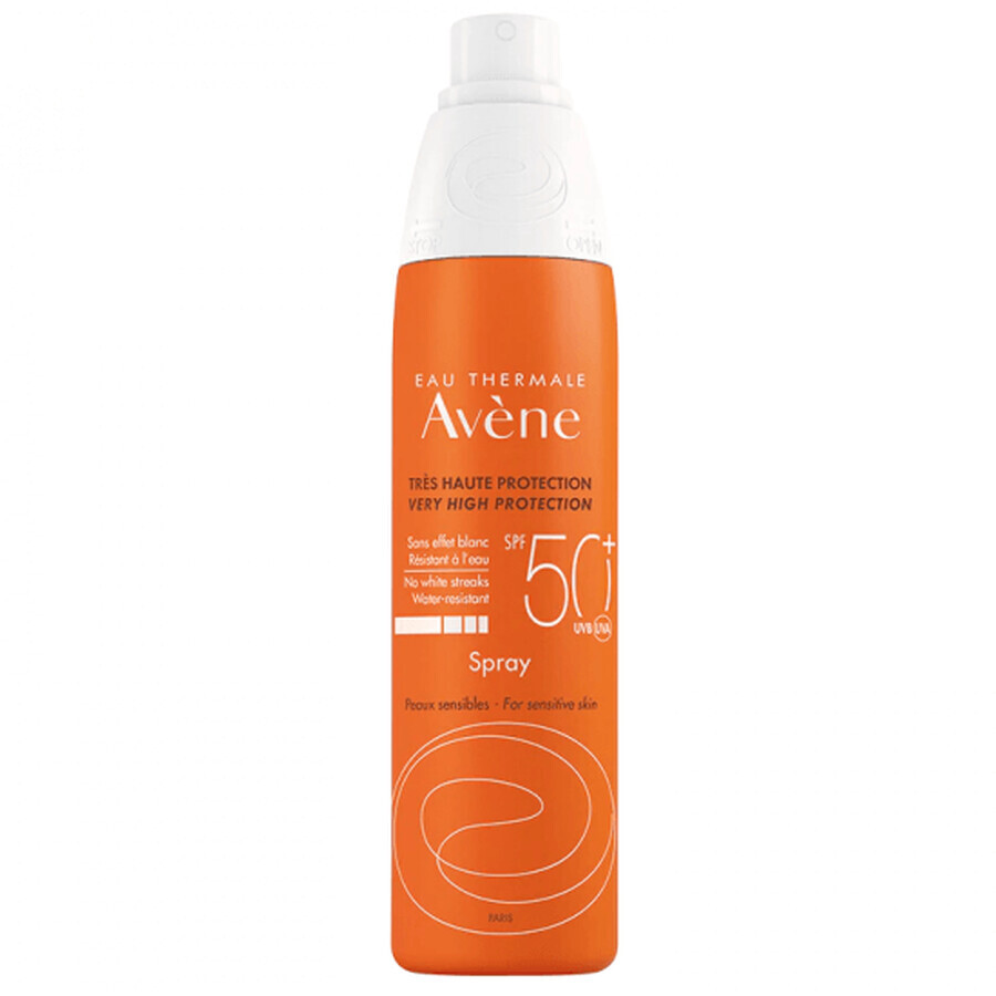 Avene Spray de protección solar SPF 50+, 200 ml, Pierre Fabre