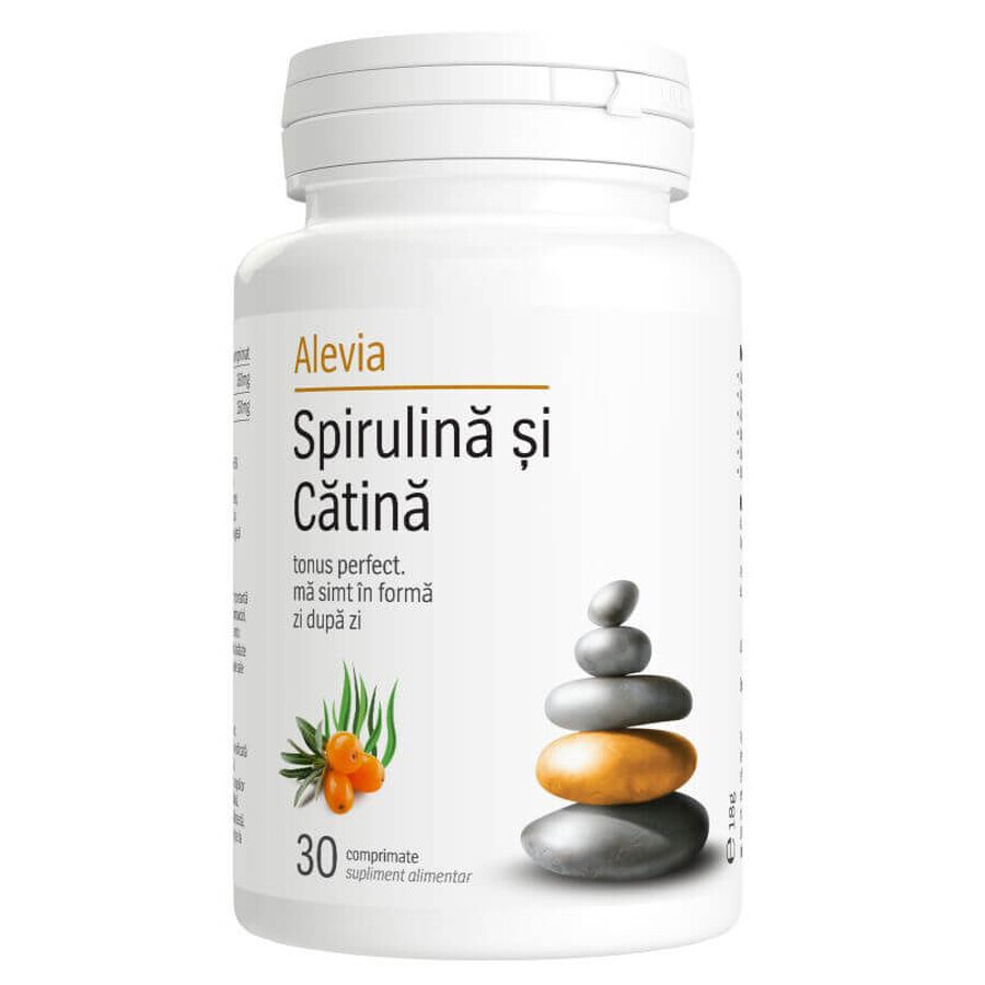 Spriuline en duindoorn, 30 tabletten, Alevia