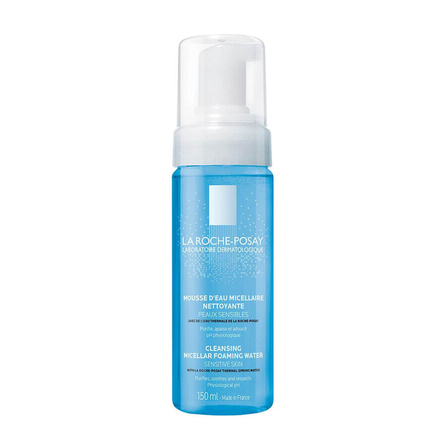 La Roche-Posay Agua micelar espumosa para pieles sensibles, 150 ml