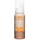 Espuma facial unisex Daily Defence SPF 50, 75 ml, Evy Technology