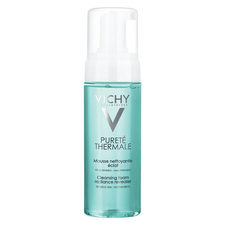 Vichy Purete Thermale Espuma limpiadora con efecto iluminador, 150 ml