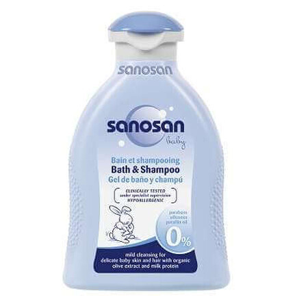 Foaming and shampoo for children, 200 ml, Sanosan