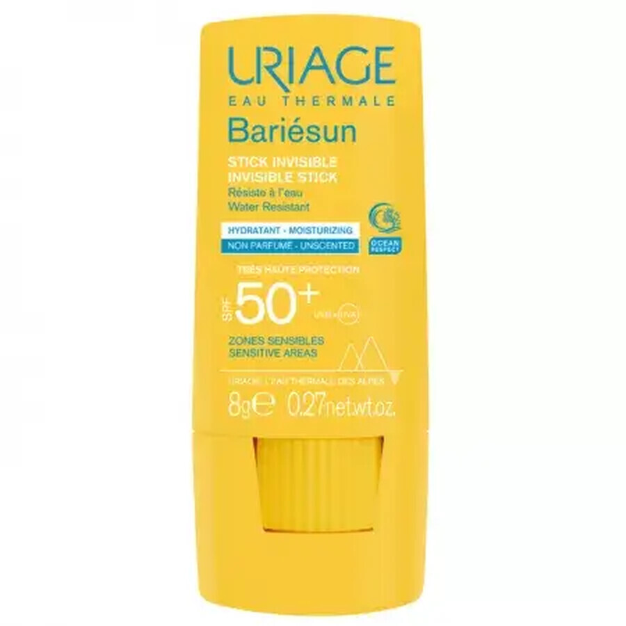 Protector solar invisible en barra SPF50+ Bariesun, 8 g, Uriage