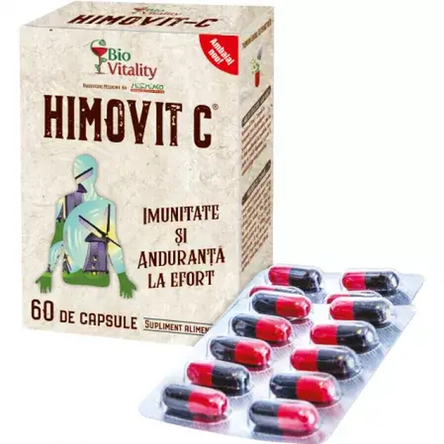 Himovit C estimulador inmunitario adaptógeno, 60 cápsulas, Bio Vitality