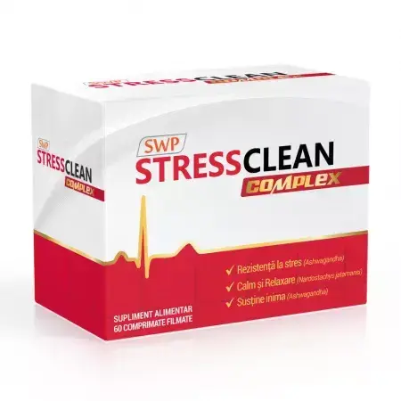 Stressclean Complex, 60 comprimidos, Sun Wave Pharma