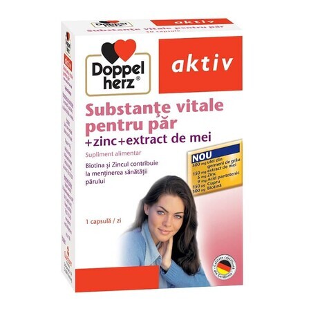 Sustancias vitales para el cabello, 30 cápsulas, Doppelherz