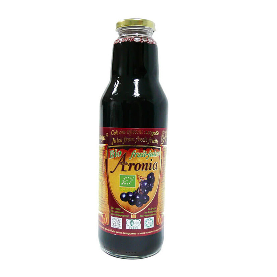 Zumo fresco ecológico de aronia, 300 ml, Miriam