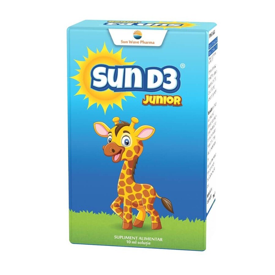 Sun D3 Junior gotas, 10 ml, Sun Wave Pharma