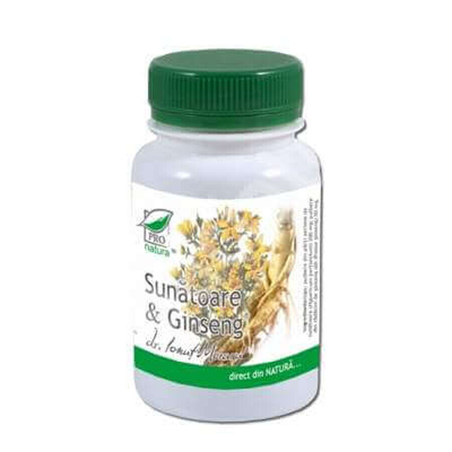 Sunatoare si Ginseng, 150 capsule, Pro Natura