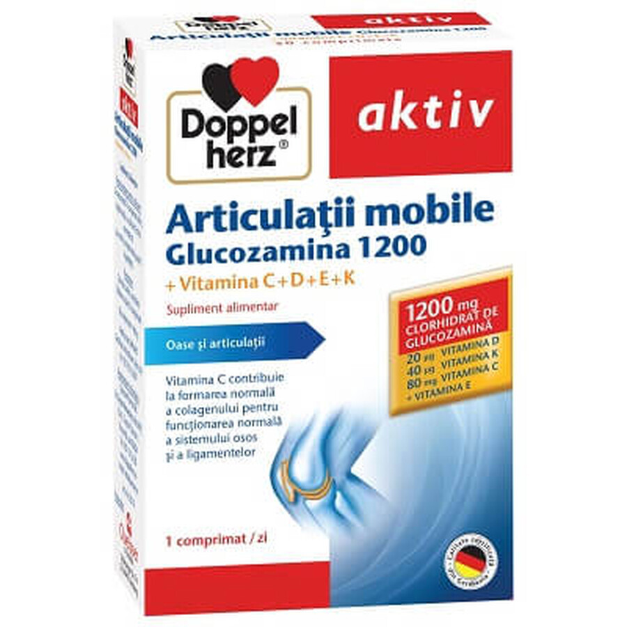 Glucosamine 1200 Mobilité Articulaire, 30 comprimés, Doppelherz