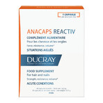 Suplemento para cabello y uñas Anacaps Reactiv, 30 cápsulas, Ducray