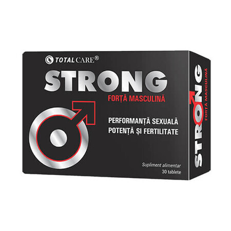 Integratore per potenza Strong, 30 compresse, Cosmopharm