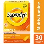 Supradyn Energy, Multivitamine și Coenzima Q10, 30 comprimate filmate, Bayer