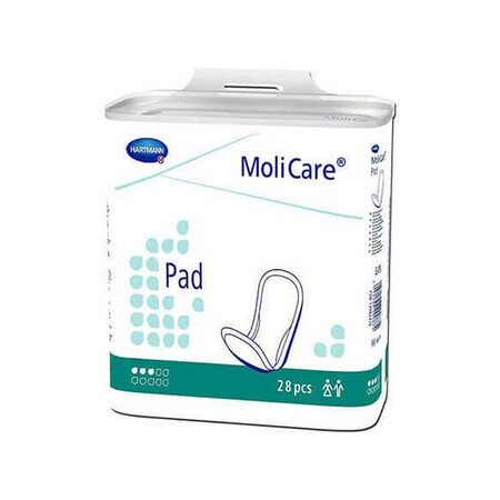 Absorbentes incontinencia 3 gotas MoliCare Pad (168101), 28 uds, Hartmann