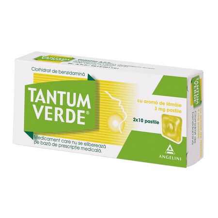 Tantum Verde con sabor a limón, 20 gotas, Csc Pharmaceuticals