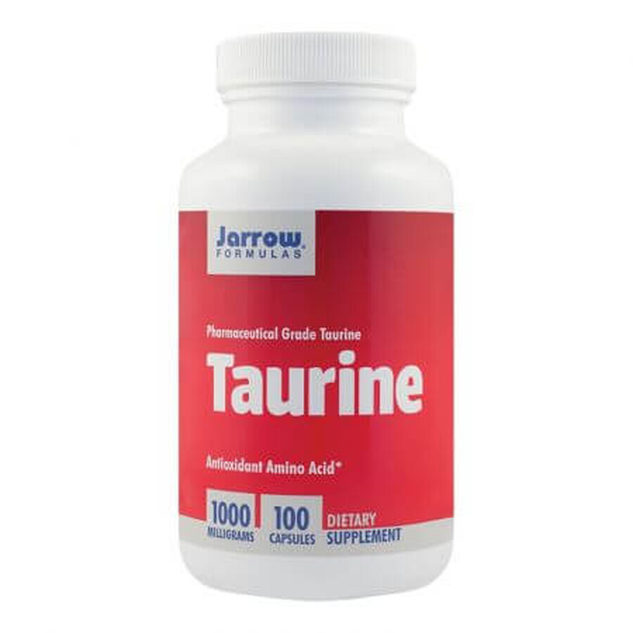 Taurine 1000 mg, Antioxidant Amino Acid Jarrow Formulas, 100 capsule, Secom