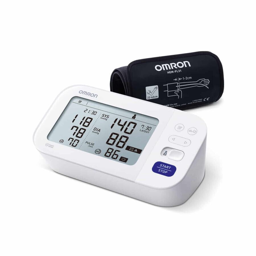 Omron M6 Comfort automatische arm bloeddrukmeter