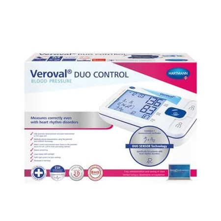Tensiometru marimea L Veroval Duo Control (925525), circumferinta 32-42 cm, Hartmann