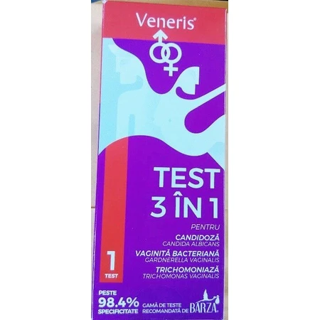 Test 3 in 1 unisex Veneris, 1 test, Biotech Atlantic USA