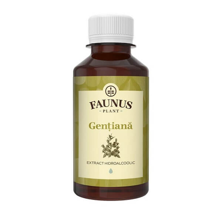 Tintura de genciana, 200 ml, Faunus Plant