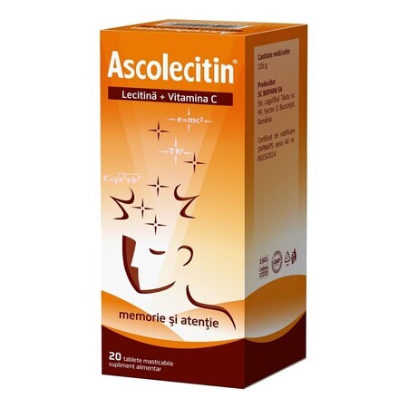 Ascolecitina, 20 comprimidos, Biofarm