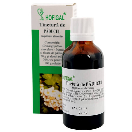 Tintura de espino blanco, 50 ml, Hofigal