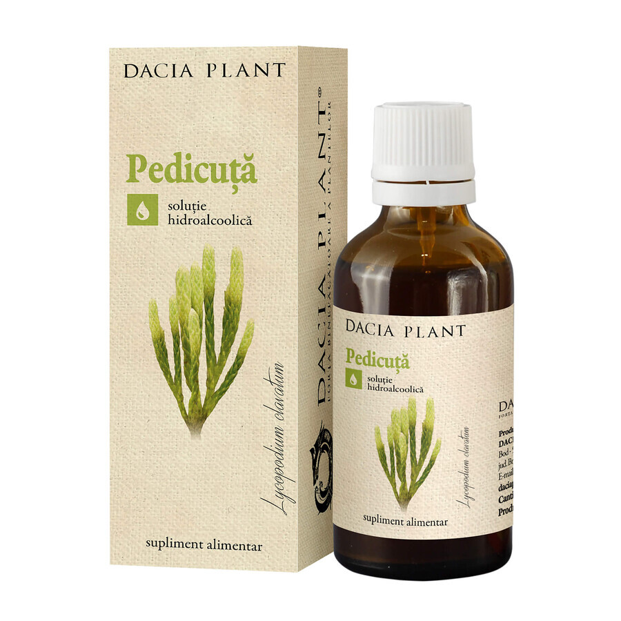 Tinctură de Pedicuță, 50 ml, Dacia Plant