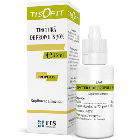 Tinctura de Propolis Tisofit, 25 ml, Tis Farmaceutic