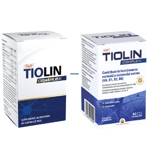 Complexe Tiolin, 60 gélules, Sun Wave Pharma