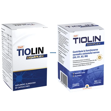 Complexe Tiolin, 60 gélules, Sun Wave Pharma