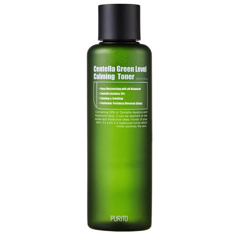 Tónico facial calmante Centella Green Level, 200 ml, Purito