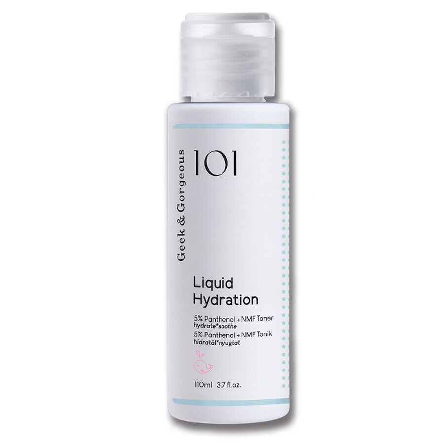 Toner facial hidratant Liquid Hydration, 110 ml, Geek&Gorgeous