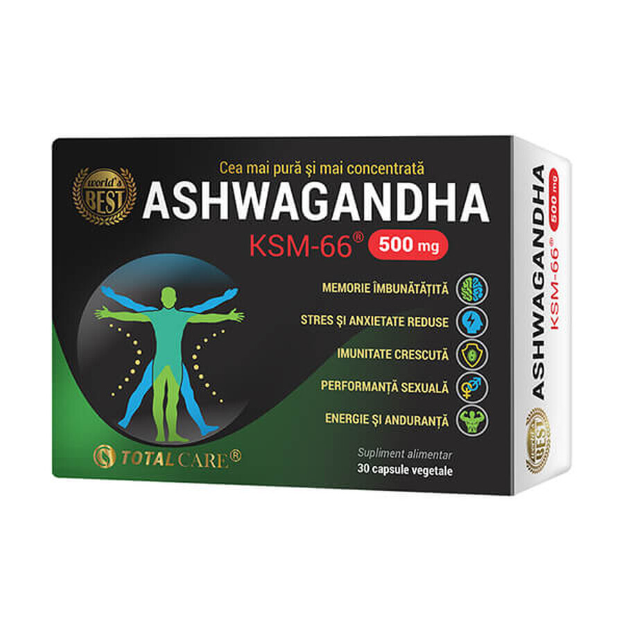 Ashwagandha KSM-66, 30 cápsulas, Cosmo Pharm