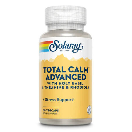 Total Calm Advance Solaray, 60 cápsulas, Secom