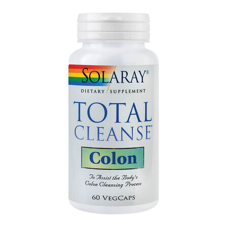 Total Cleanse Colon Solaray, 60 cápsulas, Secom