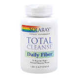 Total Cleanse Daily Fiber Solaray, 120 cápsulas, Secom