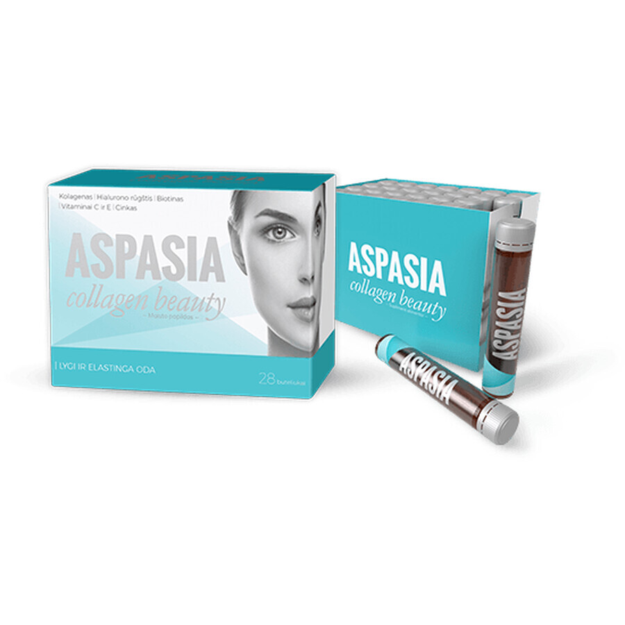 Aspasia Colágeno Belleza, 28 ampollas, Natur Produkt