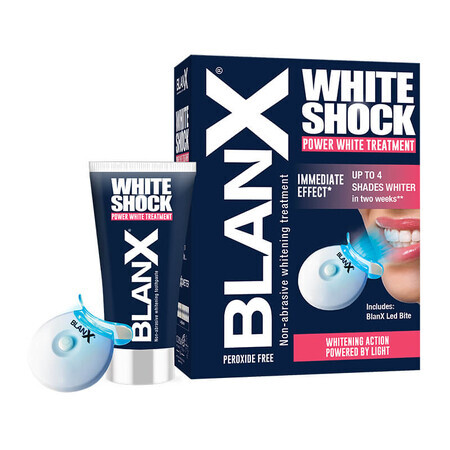 Blanx White Shock Power Tratamiento Blanqueador Dental, 50 ml, Coswell