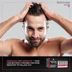 Tratamiento para hombres contra la caída y el debilitamiento del cabello Seboradin Men Forte, 14 ampollas x 5,5 ml, Lara