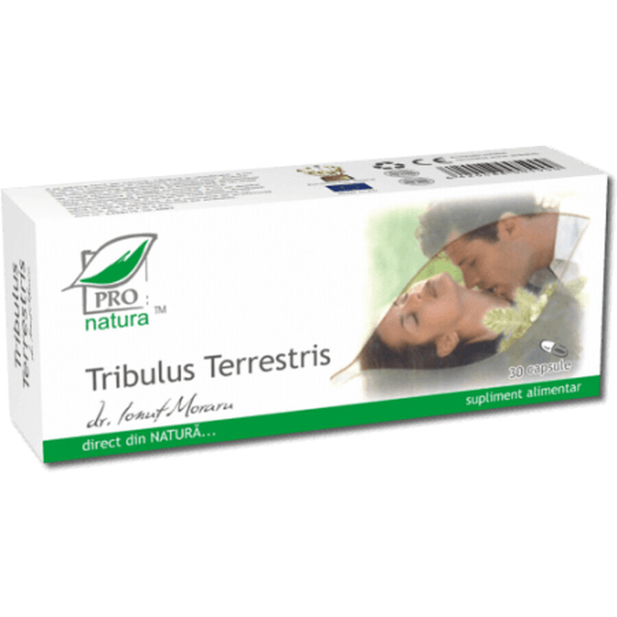 Tribulus terrestris, 30 capsule, Pro Natura