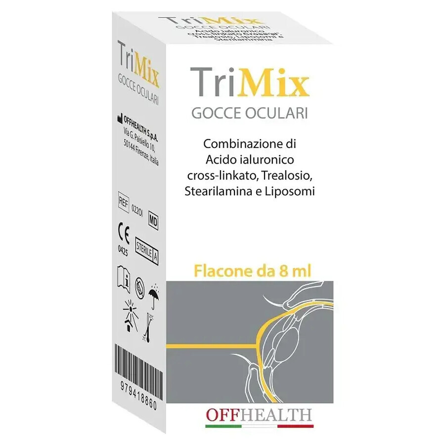 TriMix eye drops, 8 ml, Offhealth