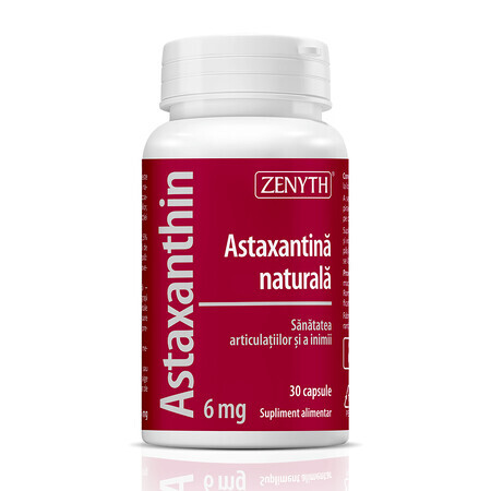 Astaxanthine 6 mg, 30 gélules, Zenyth