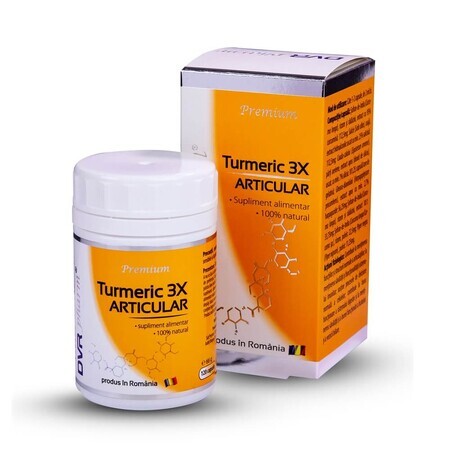 Cúrcuma 3X articular, 120 cápsulas, DVR Pharm