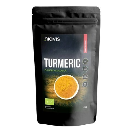 Turmeric pulbere ecologica, 125g, Niavis