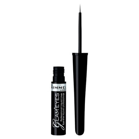 Tus de ochi Glam'Eyes 01 Black Glamour, 3.5 ml, Rimmel London